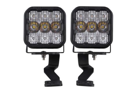 Stage Series Ditch Light Kit for 2022 Toyota Tundra SS5 Pro Diode Dymanics White Combo Diode Dymanics