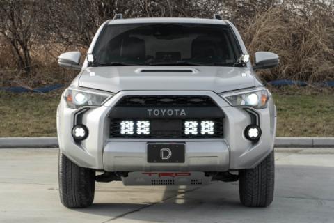 SS5 Stealth Grille LED 4-Pod Kit for 2014-2023 Toyota 4Runner, Pro White Combo Diode Dynamics