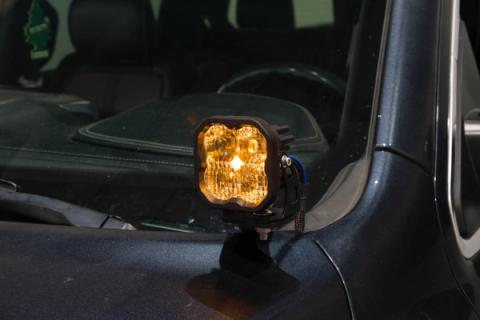 Stage Series Ditch Light Kit for 2019-Present Ram, C2 Sport Yellow Combo Diode Dynamics