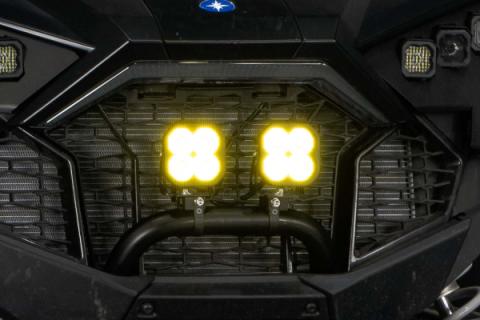 SS3 LED Bumper 1.5 Inch Roll Bar Kit, Sport White SAE Fog (Pair) Diode Dynamics