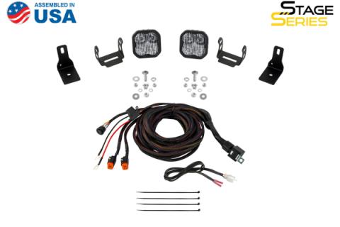 Stage Series Ditch Light Kit for 2022+ Ford Maverick, SS3 Pro Yellow Combo