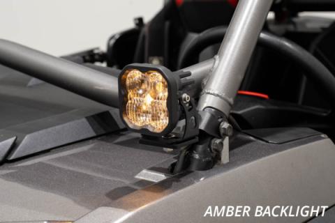 Stage Series SS5 A-Pillar Pod Kit for 2014-2018 Polaris RZR XP, Pro White Combo Diode Dynamics