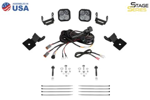 Stage Series SS5 A-Pillar Pod Kit for 2014-2018 Polaris RZR XP, Pro White Combo Diode Dynamics