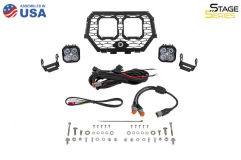 Stage Series LED Grille Kit for 2014-2018 Polaris RZR XP, Sport White Fog Diode Dynamics