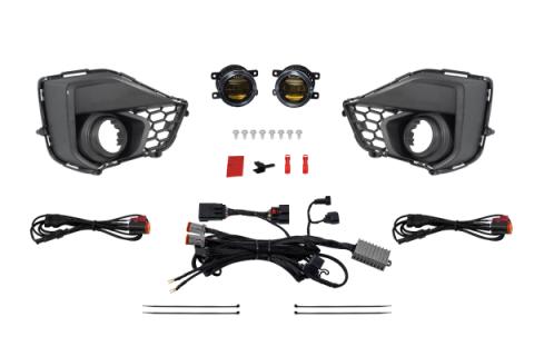 Elite Series Add-On Fog Lamp Kit for 2024 Ford Mustang GT Yellow Diode Dynamics