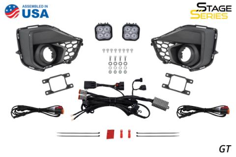 SS3 Add-On Fog Lamp Kit for 2024 Ford Mustang GT White Pro Diode Dynamics