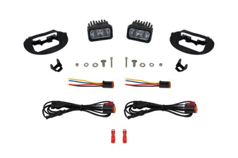 SSC2 LED Fog Light Kit for 2008-2010 Honda Odyssey, Cool White (6000K) Sport White SAE Fog Diode Dynamics