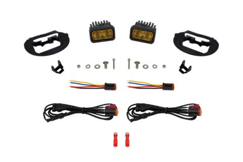 SSC2 LED Fog Light Kit for 2008-2010 Honda Odyssey, Yellow (3000K) Sport Yellow SAE Fog Diode Dynamics