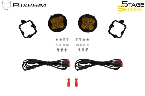 SS3 SAE/DOT Type NO Fog Light Kit Cool White (6000K) Sport (14.5 watts) White SAE Fog Diode Dynamics
