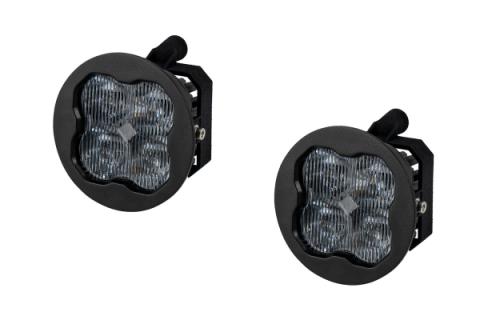 SS3 SAE/DOT Type NO Fog Light Kit Cool White (6000K) Sport (14.5 watts) White SAE Fog Diode Dynamics