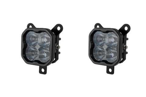 SS3 SAE/DOT Type YS Fog Light Kit Yellow (3000K) Sport (14.5 watts) Yellow SAE Fog Diode Dynamics