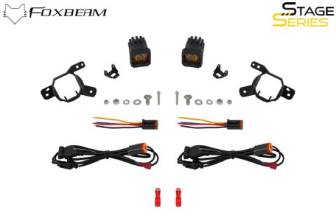 SSC1 SAE/DOT Type G3M Fog Light Kit Yellow (3000K) Yellow SAE Fog Diode Dynamics