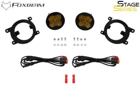SS3 SAE/DOT Type Rav4 Fog Light Kit Yellow (3000K) Sport (14.5 watts) Yellow SAE Fog Diode Dynamics