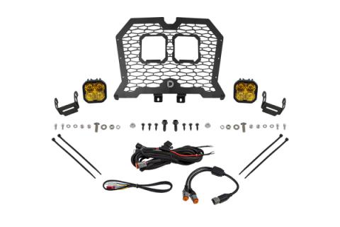 Stage Series LED Grille Kit for 2019-2023 Polaris RZR XP, Yellow (3000K) Sport Yellow Combo