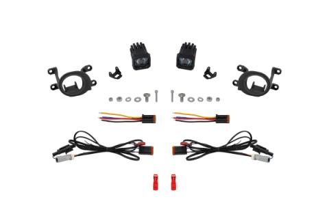 SSC1 LED Fog Light Kit for 23-24 Toyota GR Corolla, White SAE Fog Diode Dynamics