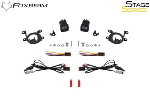 SSC1 LED Fog Light Kit for 22-24 Toyota RAV4, Yellow (3000K) Yellow SAE Fog Diode Dynamics