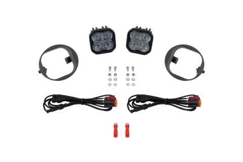 SS3 Pro Honda Element LED Fog Light Kit, White SAE Fog Diode Dynamics