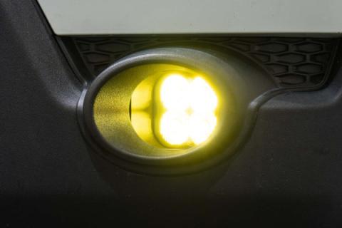 SS3 Pro Honda Element LED Fog Light Kit, Yellow SAE Fog Diode Dynamics