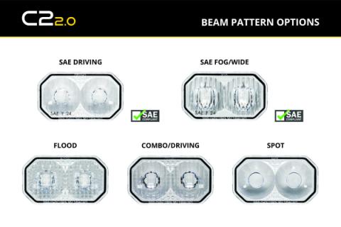 C2 2.0 Lens Combo/Driving Clear Diode Dynamics