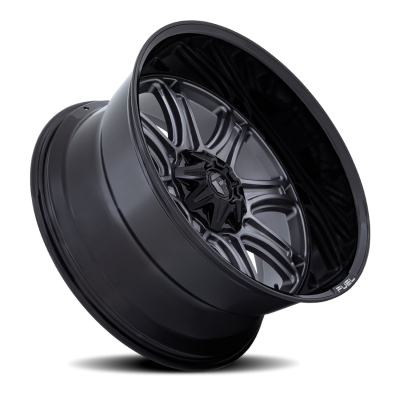 Aluminum Wheels 20X9 Darkstar FC853AB 5 On 114.3/5 On 127 Matte Gunmetal Gray/Black Lip 78.1 Bore 1 Offset Fuel Off Road Wheels