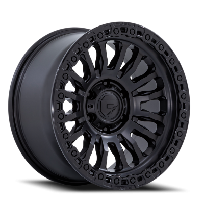 Aluminum Wheels 20X10 Rincon SBL FC857MB 5 On 127 Matte Black/Gloss Black Lip 71.5 Bore -18 Offset Fuel Off Road Wheels