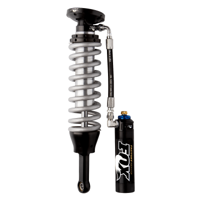 07-Up Silverado/Sierra 1500 Front Coilover Factory Race 2.5 Remote Reservoir 4.4 Inch 0-2 Inch Lift Dual Speed Compression Adjuster Fox Offroad Shocks