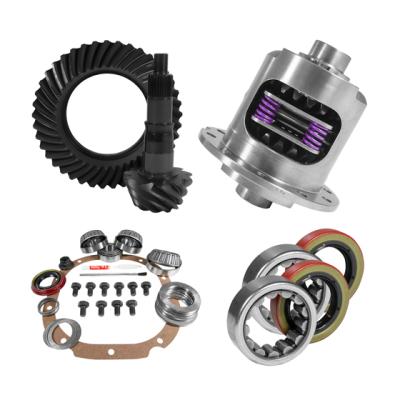 8.8 inch Ford 4.56 Rear Ring and Pinion Install Kit 31 Spline Positraction 2.53 inch Axle Bearings USA Standard
