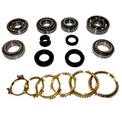 RS5F50V Transmission Bearing/Seal Kit w/Synchro Rings 96-01 Infiniti I30/93-94 Nissan Altima/95-96 Nissan Maxima/90-92 Nissan Stanza 5-Speed Manual Trans 70mm/100MM USA Standard Gear