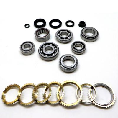 H2/P2 Transmission Bearing/Seal Kit w/Synchro Rings 97 Acura CL/1992-1998 Honda Accord 5-Speed Manual Trans One-Piece Synchros USA Standard Gear