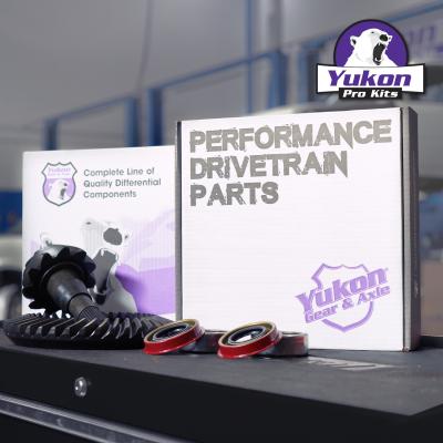 8.25 inch CHY 3.73 Rear Ring and Pinion Install Kit 1.618 inch ID Axle Bearings and Seals Yukon Gear &amp; Axle