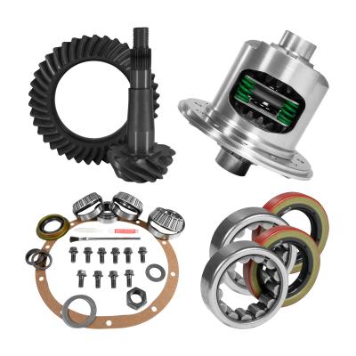 8.25 inch CHY 4.11 Rear Ring and Pinion Install Kit Positraction 1.618 inch ID Axle Bearings Yukon Gear &amp; Axle