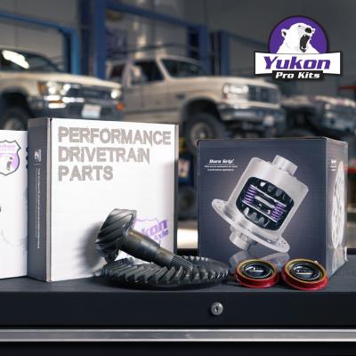 8.875 inch GM 12T 3.73 Rear Ring and Pinion Install Kit 30 Spline Positraction Axle Bearings Yukon Gear &amp; Axle