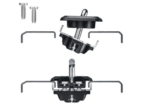 Stainless Steel Flush Fit Retractable Tie-Down Anchors 1995+ Dodge RAM 1500/2500/3500 with Dually Bed Bullring