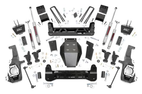 5 Inch Lift Kit Torsion Drop Silverado/Sierra 2500HD/3500HD (20-26) Rough Country