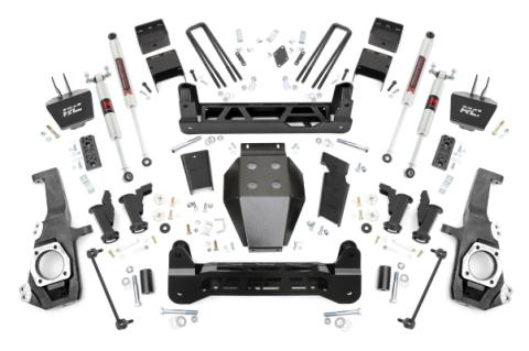 5 Inch Lift Kit Torsion Drop M1 Silverado/Sierra 2500HD/3500HD (20-26) Rough Country