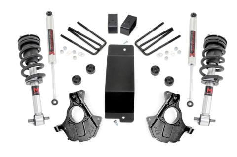 3.5 Inch Lift Kit Cast Steel LCA M1 Strut Silverado/Sierra 1500 (07-13) Rough Country