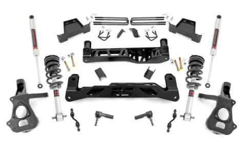 7 Inch Lift Kit Alu/Stamp Steel M1 Strut/M1 Silverado/Sierra 1500 (14-18 &amp; Classic) Rough Country