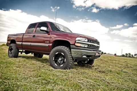 6 Inch Lift Kit M1 Shocks Silverado/Sierra 1500 2WD (99-06 &amp; Classic) Rough Country