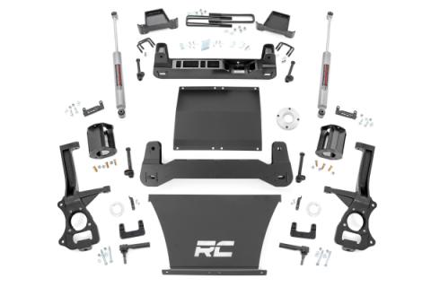 6 Inch Lift Kit Chevy Silverado 1500 2WD (2019-2024) Rough Country