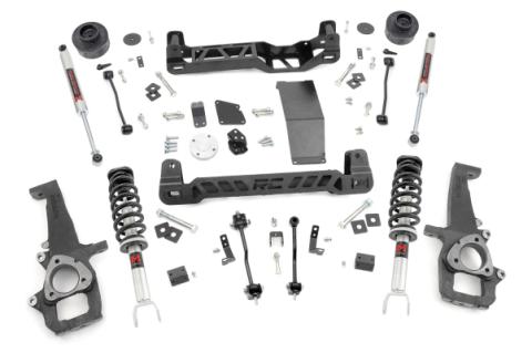 4 Inch Lift Kit M1 Struts Ram 1500 4WD (2012-2018 &amp; Classic) Rough Country
