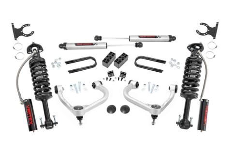 3 Inch Lift Kit Fabbed UCA Vertex/V2 Ford F-150 4WD (2021-2026) Rough Country