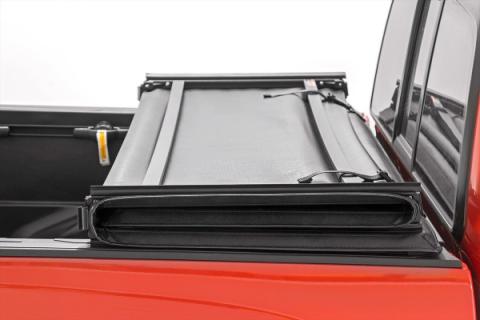 Soft Tri-Fold Bed Cover 6 Foot 10 Inch Bed Ford F-250/F-350 Super Duty (17-26) Rough Country