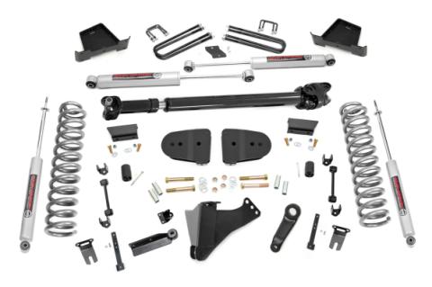 6 Inch Lift Kit Gas No OVLD Ford F-250/F-350 Super Duty 4WD (2023-2026) Rough Country