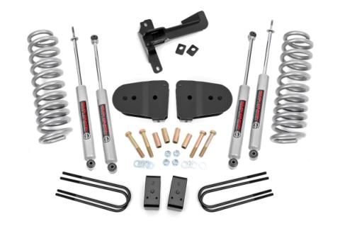 3 Inch Lift Kit N3 Front Diesel Coils Ford F-250 Super Duty 4WD (23-24) Rough Country