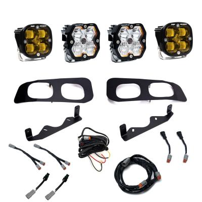 Squadron 2.0 Pro/Squadron Sae Dual Fog Pocket Light Kit Ford 2023-26 F-250/350 Super Duty Toggle Baja Designs
