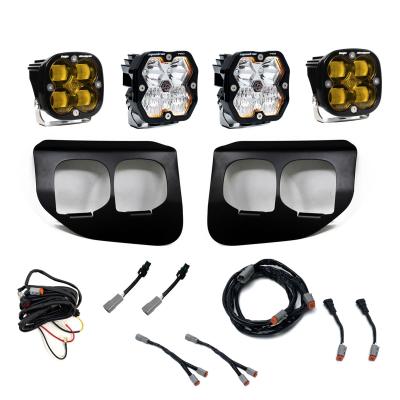 Squadron 2.0 Pro/Squadron Sae Dual Fog Pocket Light Kit Ford 2020-22 F-250/350 Super Duty Baja Amber Toggle Baja Designs