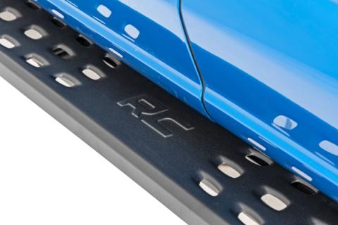 RPT2 Running Board Crew Cab Black Ford F-150/Lightning/F-250/F-350/Raptor (15-26) Rough Country