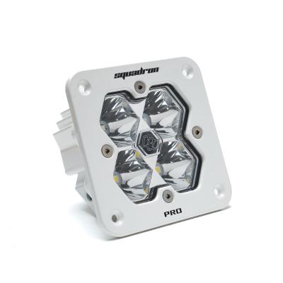 Squadron 2.0 Pro White Flush Mount LED Auxiliary Light Pod Universal Clear Spot Baja Designs