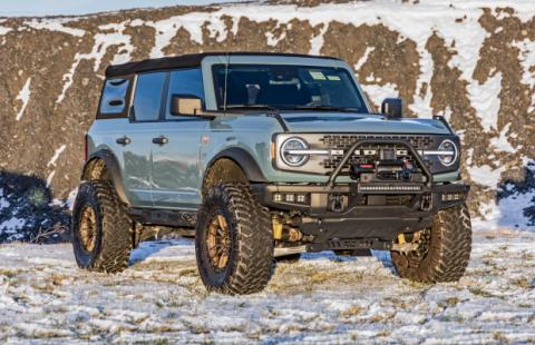 5 Inch Lift Kit Badlands (Non Sasquatch) 2.3L Ford Bronco 4WD (2021-2025) Rough Country