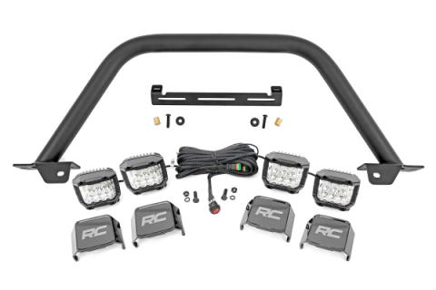 Safari Bar 3 Inch OSRAM (Quad) Wide OE Modular Steel Ford Bronco (21-25) Rough Country